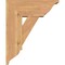 Ekena Millwork Traditional Traditional Smooth Bracket w/ Offset Brace, Western Red Cedar, 7 1/2"W x 18"D x 22"H BKT0806X18X22TRA01SWR - alternate 3